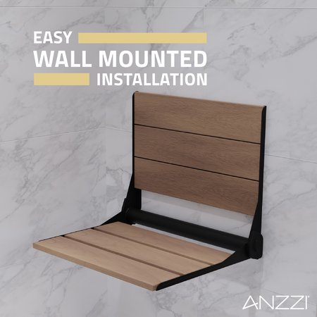 Anzzi Teak, Shower Seat, Teak AC-AZ203MB